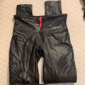 Spanx faux leather leggings